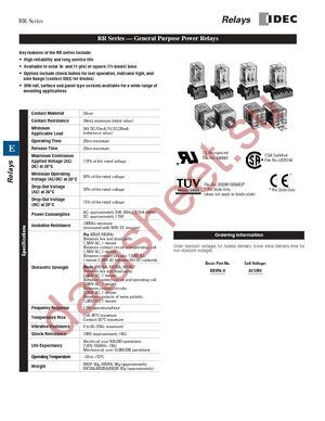 RR3B-ULCAC120V datasheet  